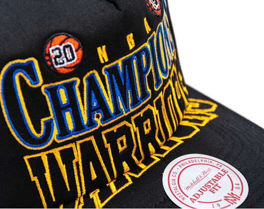 Kšiltovka Mitchell & Ness - NBA Big Champ Trucker - Golden State Warriors - Black