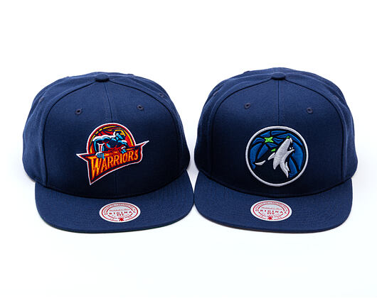 Kšiltovka Mitchell & Ness - NBA Team Ground 2.0 Snapback - Minnesota Timberwolves - Blue
