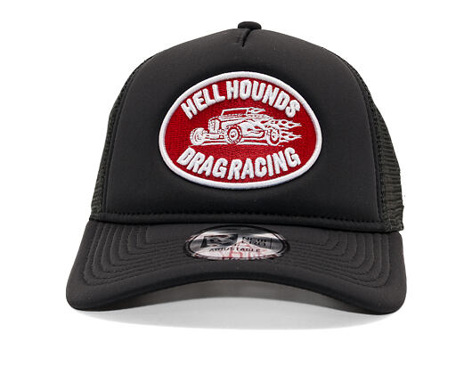 Kšiltovka New Era - Branded Graphic Patch 9FORTY Trucker - Black / Cherry