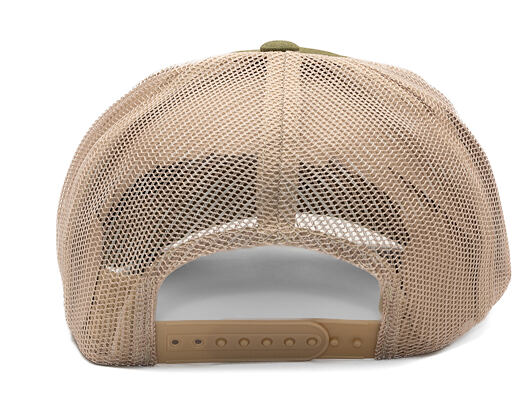 Kšiltovka Brixton - Alpha Block X C Mp Mesh Cap - Ivy Green/Sand