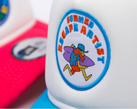 Dětská Kšiltovka New Era - Branded Graphic Patch 9FORTY Trucker - Blue