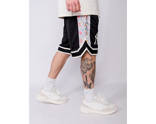 Kraťasy New Era - MLB Infill Mesh Shorts - NY Yankees - Black
