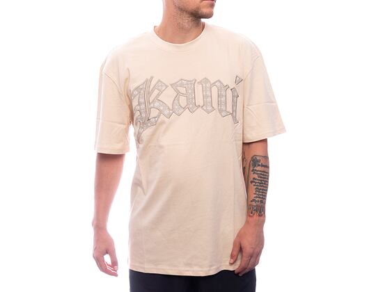 Triko Karl Kani - Kani Paisley Letter T-Shirt - Beige