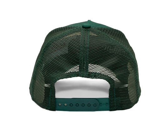 Kšiltovka New Era - MLB League Essential 9FORTY Trucker - NY Yankees - Dark Green / White