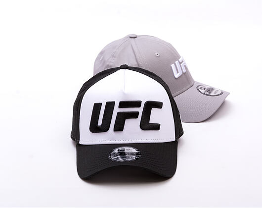 Kšiltovka New Era - UFC MMA Core Logo 9FORTY Trucker - White / Black