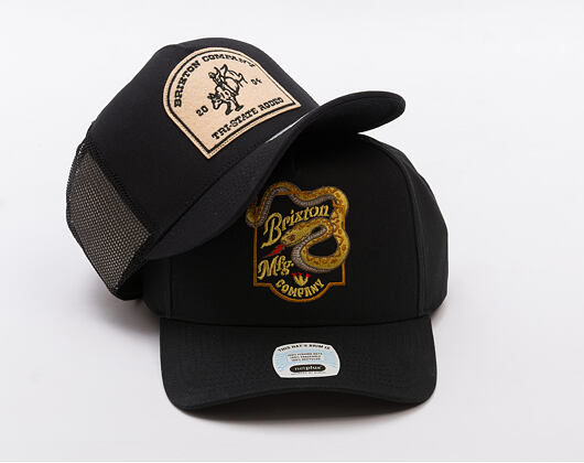 Kšiltovka Brixton - Danforth C Np Mp Trucker Hat - Black/Black