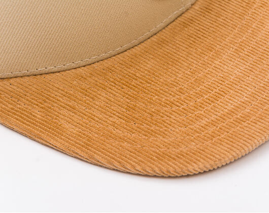 Kšiltovka Brixton - Oath Iii Snapback - Sand/Light Brown Corduroy