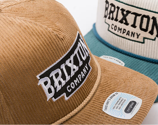 Kšiltovka Brixton - Pierson C Np Mp Snpk - Sand Corduroy