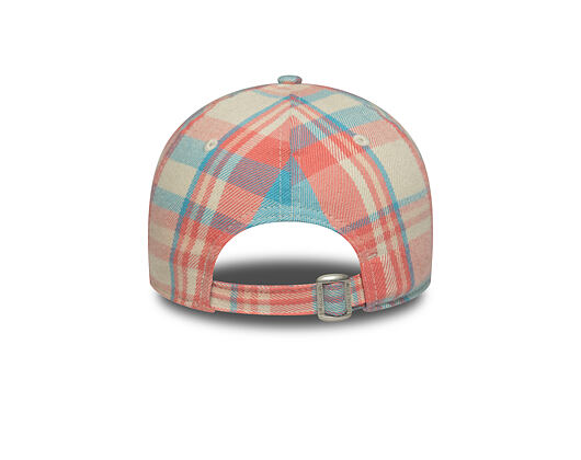 Dámská Kšiltovka New Era - MLB Check 9FORTY - NY Yankees - Pink Lift / White