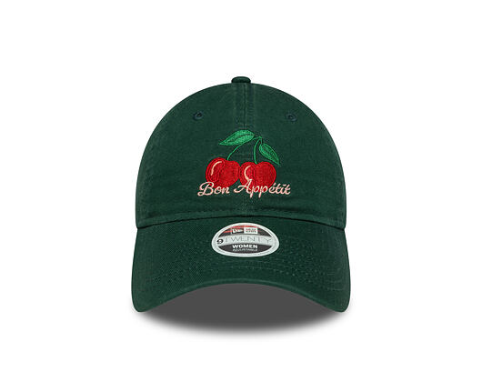 Dámská Kšiltovka New Era - Phrase - Bon Appétit 9TWENTY - Dark Green