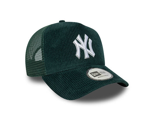 Kšiltovka New Era - MLB Seasonal Cord 9FORTY Trucker - NY Yankees - Dark Green