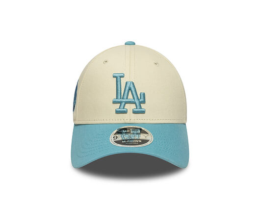 Kšiltovka New Era - MLB WS Patch Retro 9FORTY M-CROWN - LA Dodgers - Cream / Blue