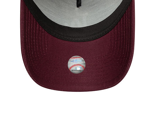 Kšiltovka New Era - MLB Contrast Stitch WS Retro 9FORTY Trucker - LA Dodgers - Burgundy