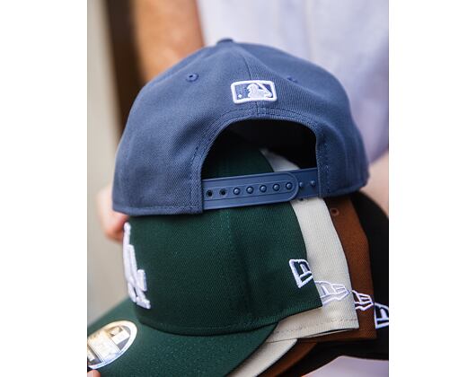 Kšiltovka New Era - MLB Seasonal 9FORTY M-CROWN - LA Dodgers - Dark Green