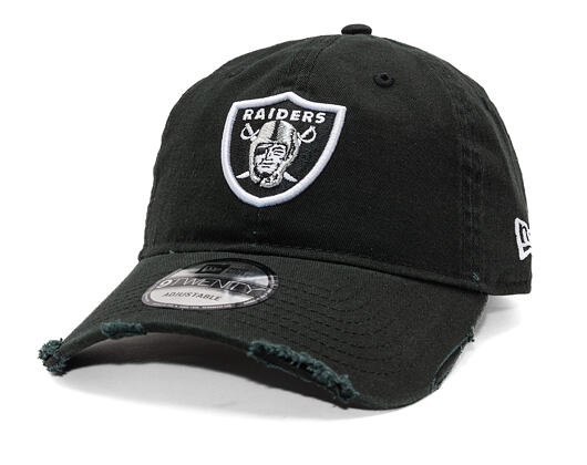 Kšiltovka New Era - NFL Wash & Distressed 9TWENTY - Las Vegas Raiders - Black