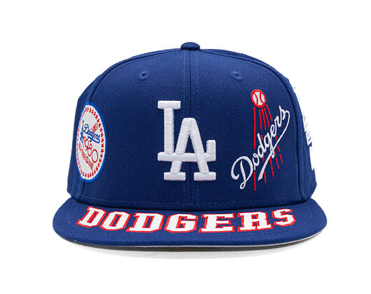 Kšiltovka New Era - MLB "Image Drop" ALL-OVER 59FIFTY - LA Dodgers - Dark Royal