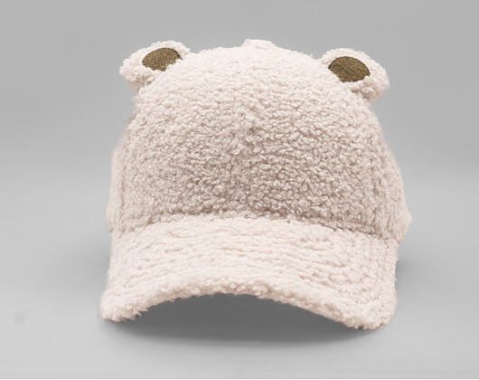 Dětská Kšiltovka New Era - Winter Borg Teddy Fleece Ears 9FORTY - Stone