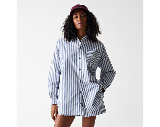 Dámská Košile New Era - MLB Stripe Shirt - NY Yankees - Muted Indigo
