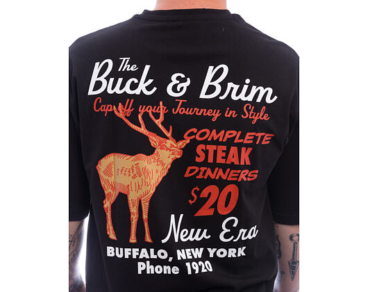 Triko New Era - Wild Graphic Tee - Black