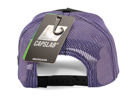 Kšiltovka Capslab - Smurfs Trucker - Crazy - Black / Purple