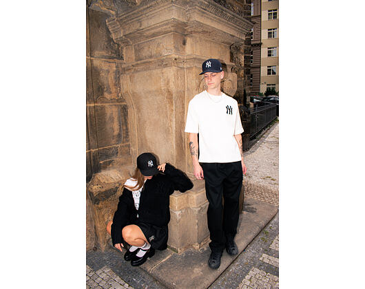 Triko New Era - MLB Waffle Tee - NY Yankees - Off White