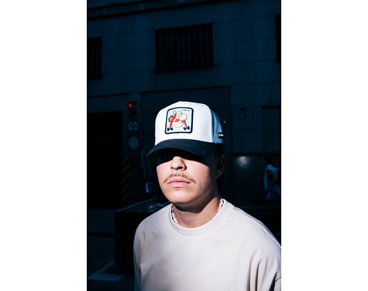 Kšiltovka Capslab - Obelix Trucker - White / Blue