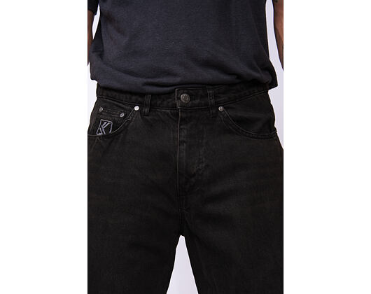 Džíny Karl Kani - OG K Washed Straight Leg Jeans - Black