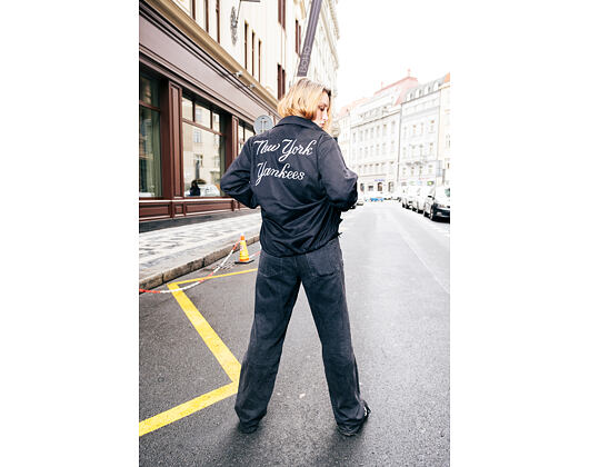 Bunda New Era - Wool Coaches Jacket - NY Yankees - Black / White