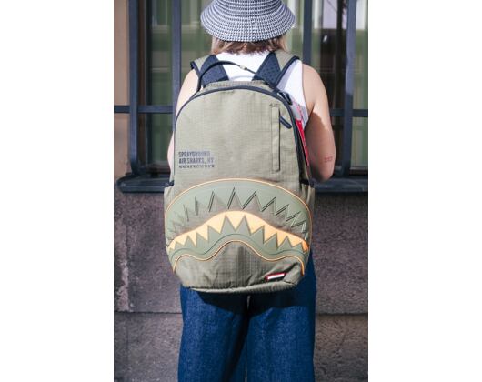 Batoh Sprayground - Nylon Shark Central Army Dlx-Ripstop Backpack