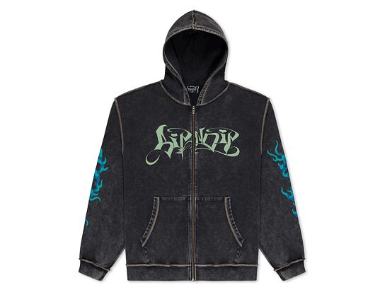 Mikina Rip N Dip - Squabble Up Hoodie - Black Vintage Wash