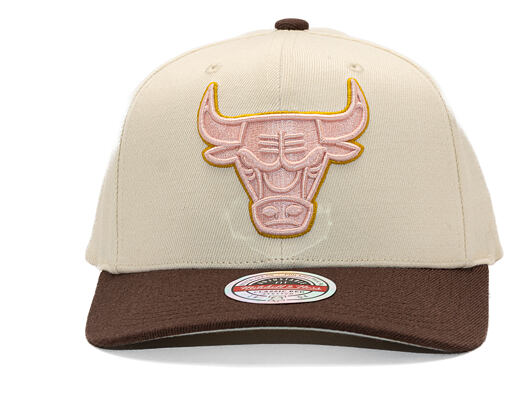 Kšiltovka Mitchell & Ness - Blush Sand Classic Red - Chicago Bulls - Sand/Brown