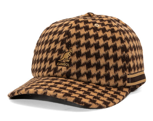 Kšiltovka Kangol - Block Zig Baseball - Brown