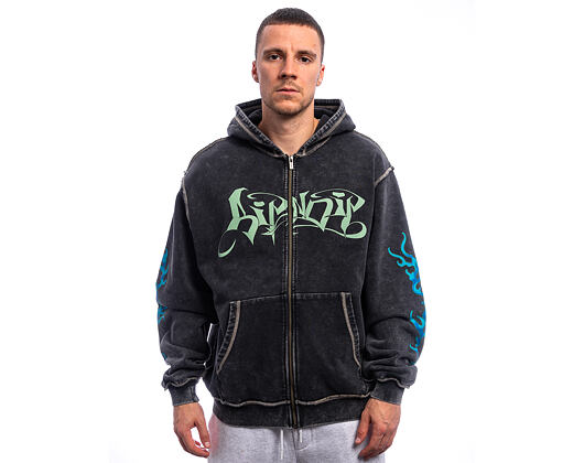 Mikina Rip N Dip - Squabble Up Hoodie - Black Vintage Wash