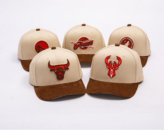 Kšiltovka Mitchell & Ness - Tawny Pro Crown - Minnesota Timberwolves - Sand/Brown