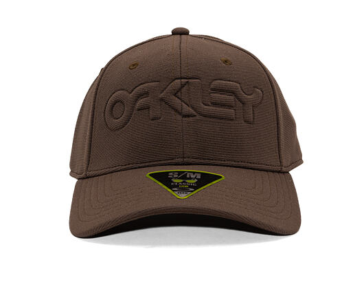 Kšiltovka Oakley - 6 Panel Stretch Hat Embossed - Cocoa Brown