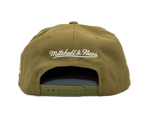 Kšiltovka Mitchell & Ness - NBA Fashion Basic Snapback - Boston Celtics - Olive
