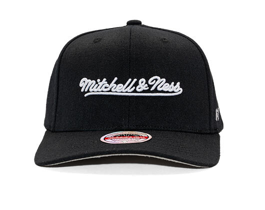 Kšiltovka Mitchell & Ness - Branded Script Stretch  - Black