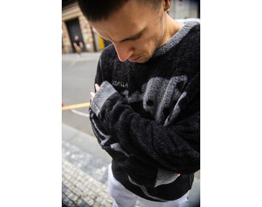 Svetr Rip N Dip - Fossil Mohair Knit Sweater - Charcoal