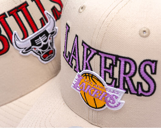 Kšiltovka Mitchell & Ness - NBA Team Name Pro Crown - Los Angeles Lakers - Bone