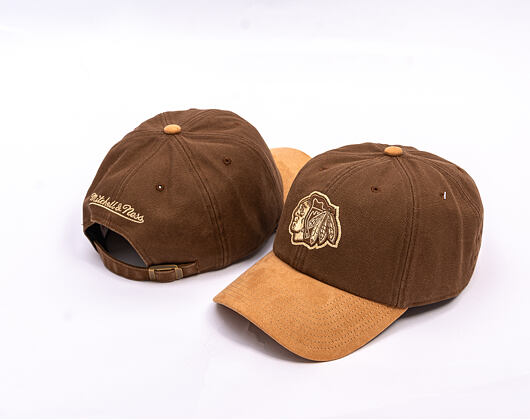 Kšiltovka Mitchell & Ness - NHL Lux Chain Vntg - Chicago Blackhawks - Brown