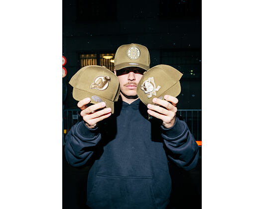 Kšiltovka Mitchell & Ness - NHL Fashion Basic Pro Vntg - Anaheim Ducks - Olive