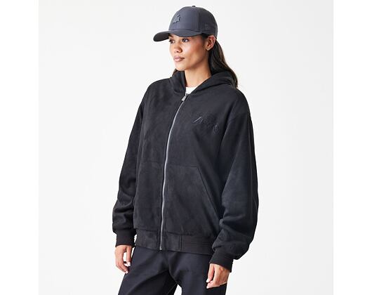 Bunda New Era - NBA Suede Hooded Jacket - LA LAkers - Black