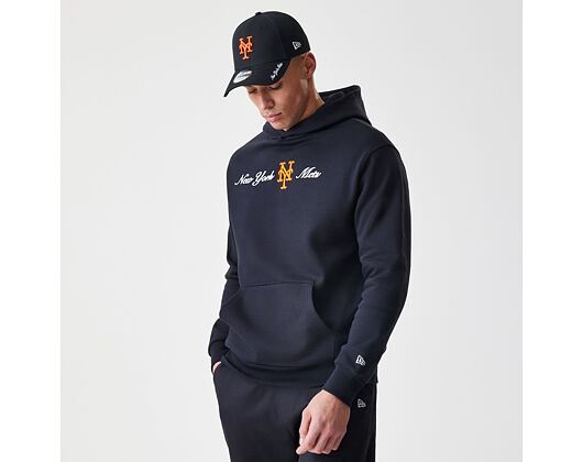 Mikina New Era - MLB Graphic Oversized Hoody - NY Mets - Black