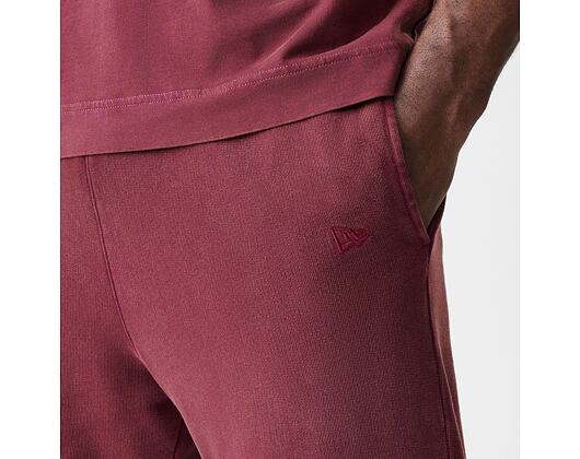 Kalhoty New Era - Branded Washed Straight Sweatpants - Burgundy