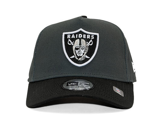Kšiltovka New Era - NFL Charcoal Drop 9FORTY A-Frame - LAs Vegas Raiders - Steel Clouds / Black