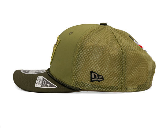 Kšiltovka New Era - NFL25 "Salute to Service" - 9SEVENTY Stretch-Snap - Las Vegas Raiders