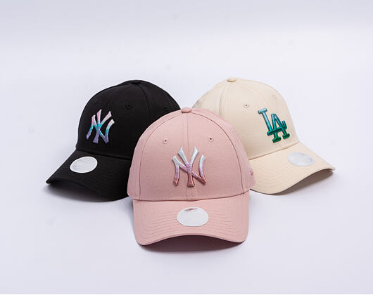 Dámská Kšiltovka New Era - MLB Womens Metallic Logo 9FORTY - NY Yankees - Pink / Fushia