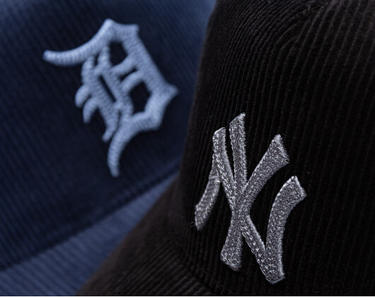 Kšiltovka New Era - MLB Cord 9FORTY A-Frame - NY Yankees - Black