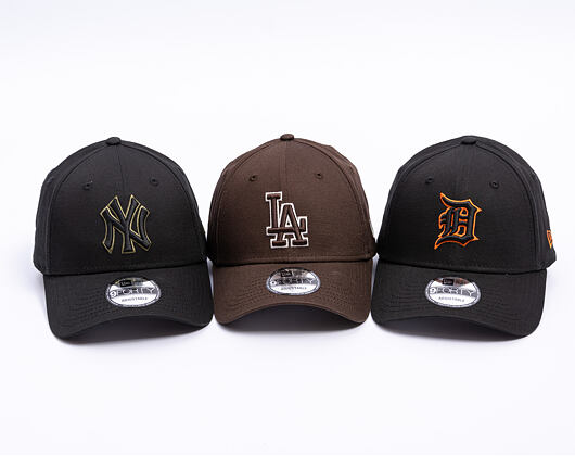 Kšiltovka New Era - MLB Team Outline 9FORTY - NY Yankees - Black / Olive