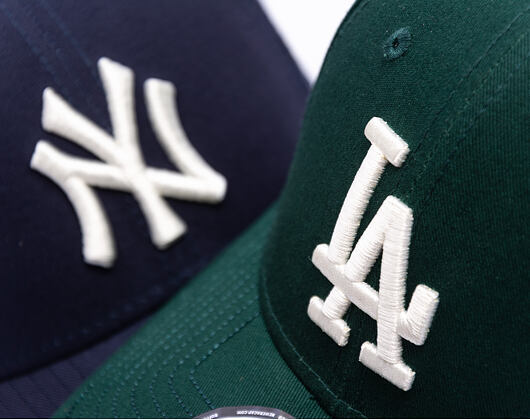 Kšiltovka New Era - MLB Visor Script 9FORTY - LA Dodgers - Dark Green